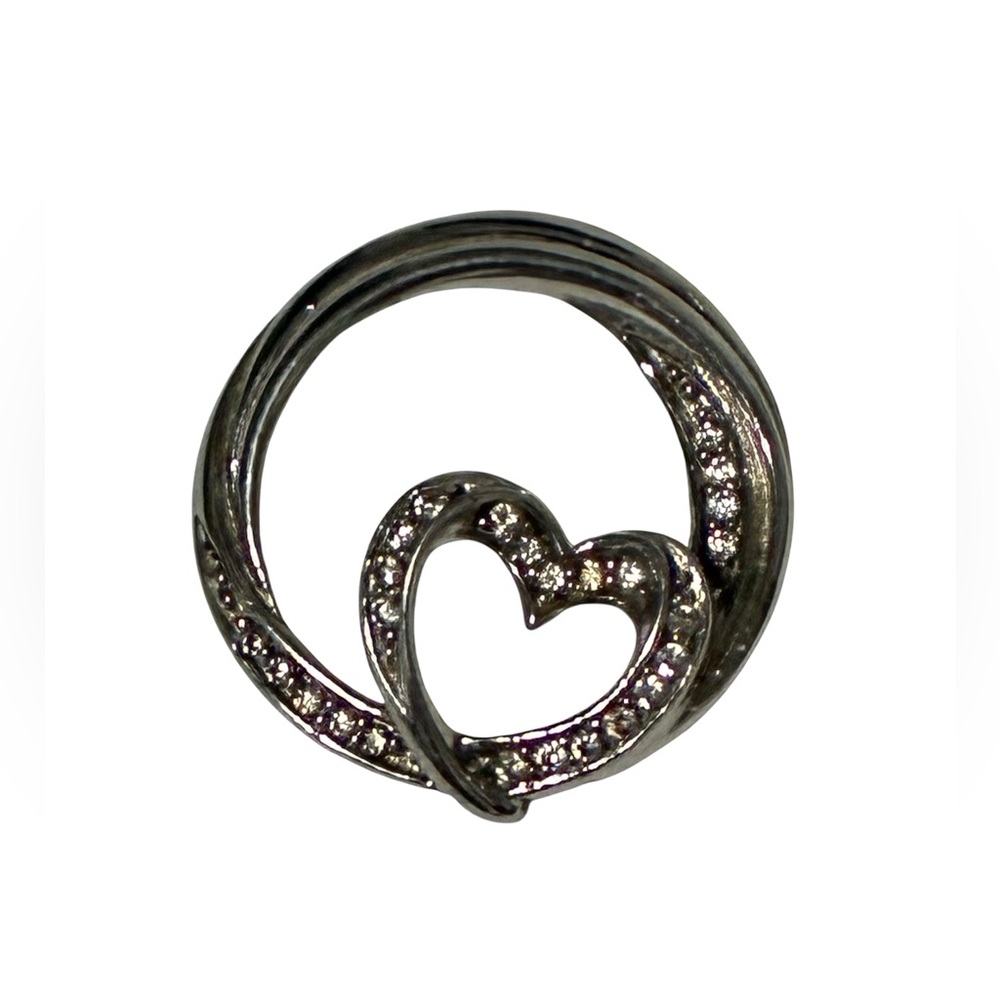 925 SILVER HEART PENDANT CUBIC ZIRCONIA